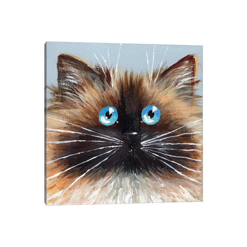 « Choc label point » par Kim Haskins-reproduction d’art, Pas de tapis, Toile tendue, H 12 po x l 12 po x P 0,75 po