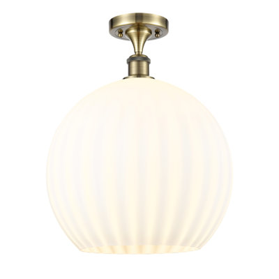 Plafonnier semi-encastré 1 lumière Ballston - Adriao