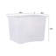Wham Crystal 80L Plastic Storage Box Pack of 4 Clear