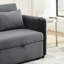 Causeuse-lit en velours avec lit escamotable Rubinder-653687683