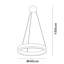 Ernest 1-Light Wagon Wheel LED Chandelier