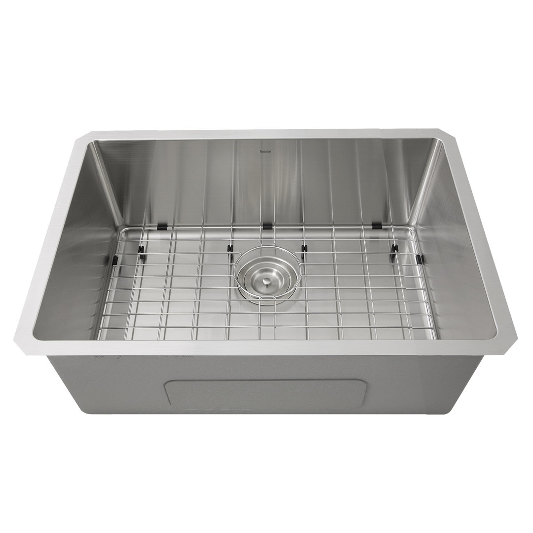 Pro Series 28'' L Undermount Single Bowl Stainless Steel Kitchen Sink Nantucket Sinks