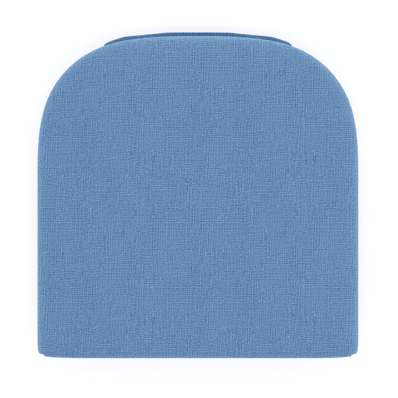 Dining ChairSeat Pad Replacement Cushion – 18L x 18W x 2.5D, Cast Ocean Sunbrella® Plainweave