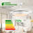 Ivy Bronx Ceiling Fans With Lights And Remote, 47 Inch 3 Colour Changeable, Dimmable, Timer Setting