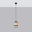 Gizur 1 - Light Black Geometric Pendant