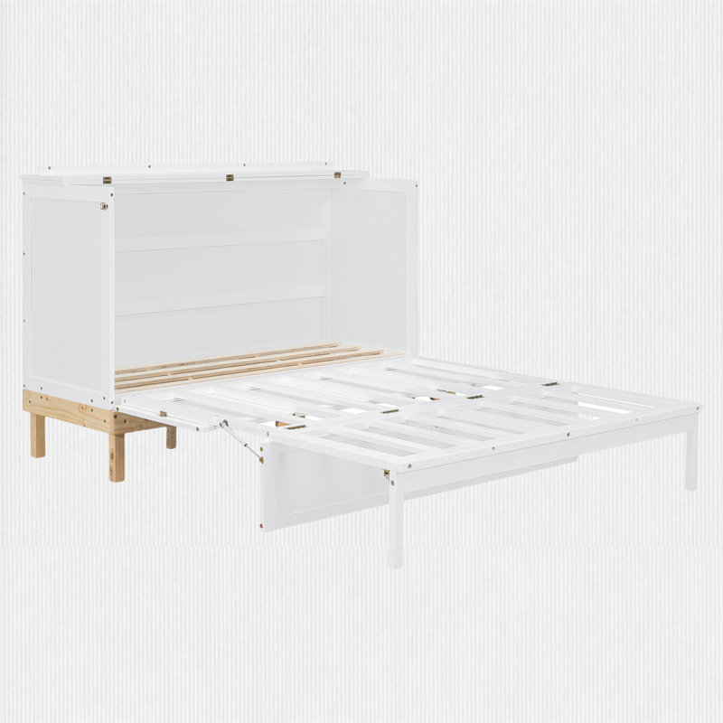 Grand lit escamotable, Blanc