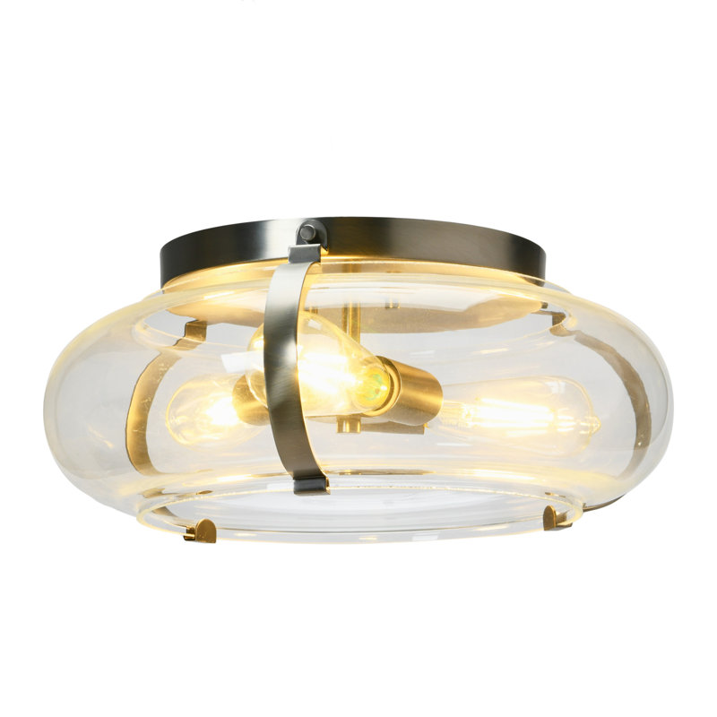 Abanda Flush Mount, Antique Nickel