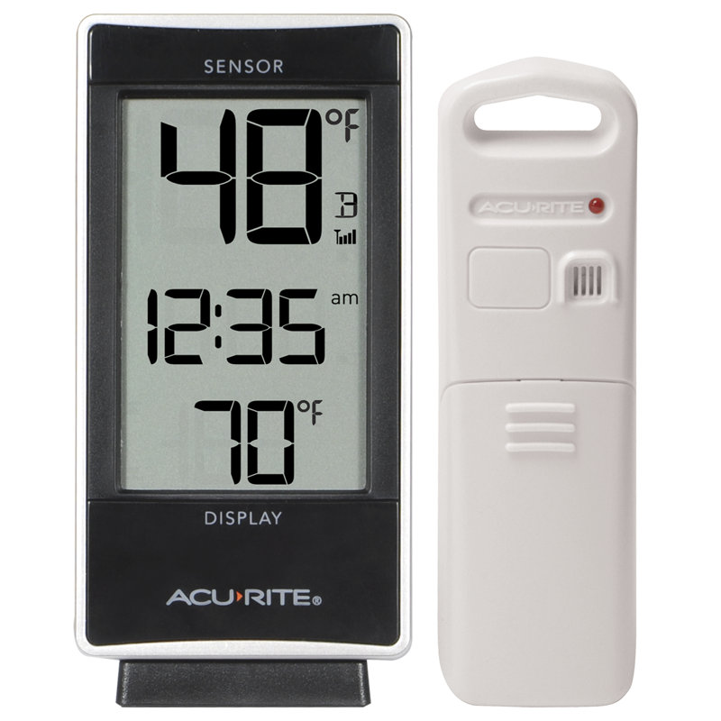 AcuRite Digital Thermometer with Indoor and Outdoor Temperature (02059M)