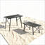 Table de camp robuste et pliable avec deux hauteurs réglables, portable et polyvalente pour les activités de plein air