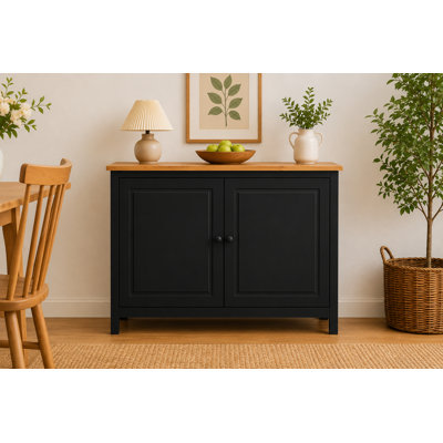 Buffet et buffet en bois de 43,89 po de largeur Antwane - Rehaussez votre maison avec charme et rangement polyvalent