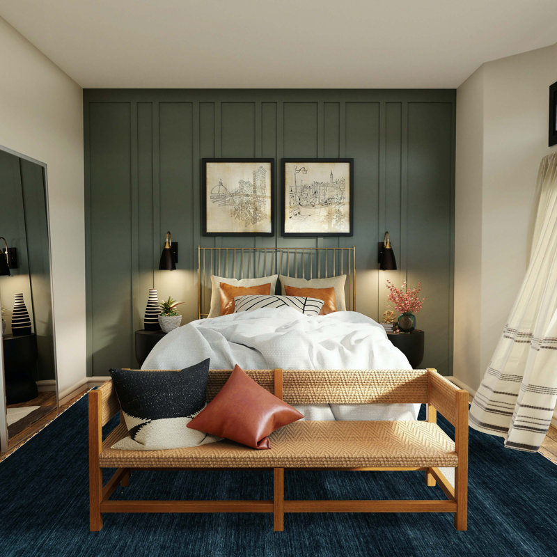 Indo Gabbeh Teal Rug 8'2" x 9'10"