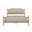 Luxueuse tête de lit capitonnée avec structure en bois de pin robuste, parfaite pour les espaces de sommeil élégants et confortables-828399576-828399582