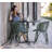 Drop Round Metal Outdoor Coffee Table , in. W in. D-70592704-70592706-82816351