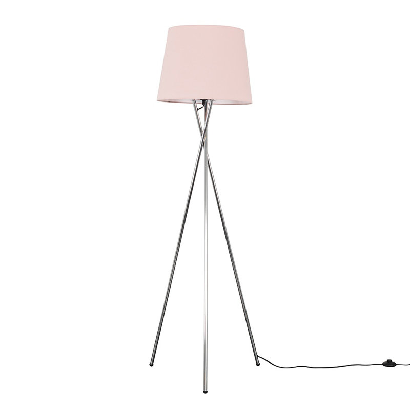 Anan Camden Tripod Copper Floor Lamp with Aspen Shade, 164"", Yes, Beige