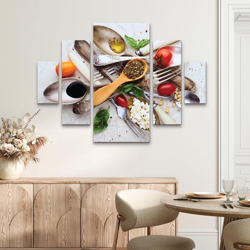 Ensemble de 5 panneaux d'art mural - Aleksandrova Karina 