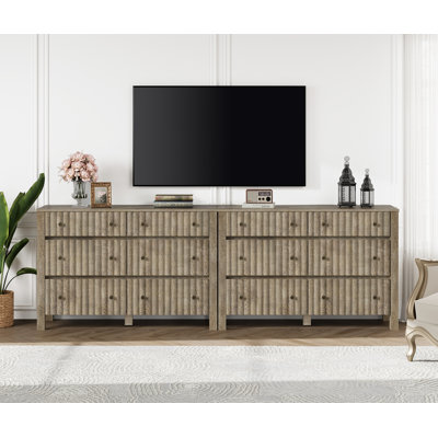 Alberdia Unfinished TV Stand for TVs up to 88"
