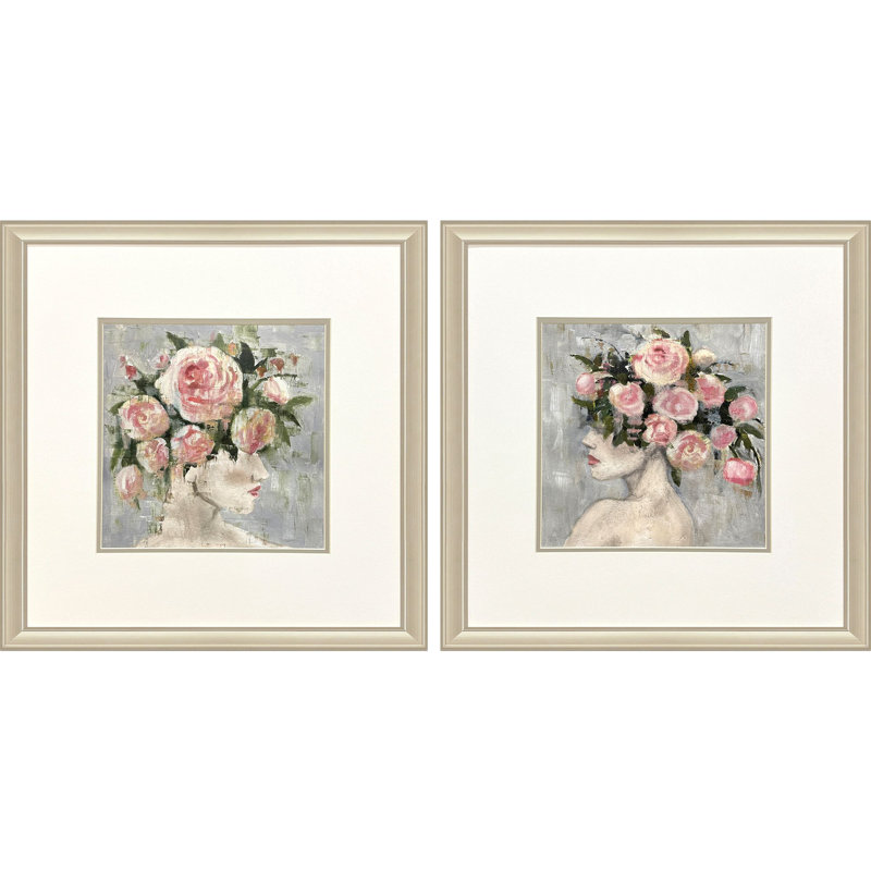 Rose Girl Framed Art