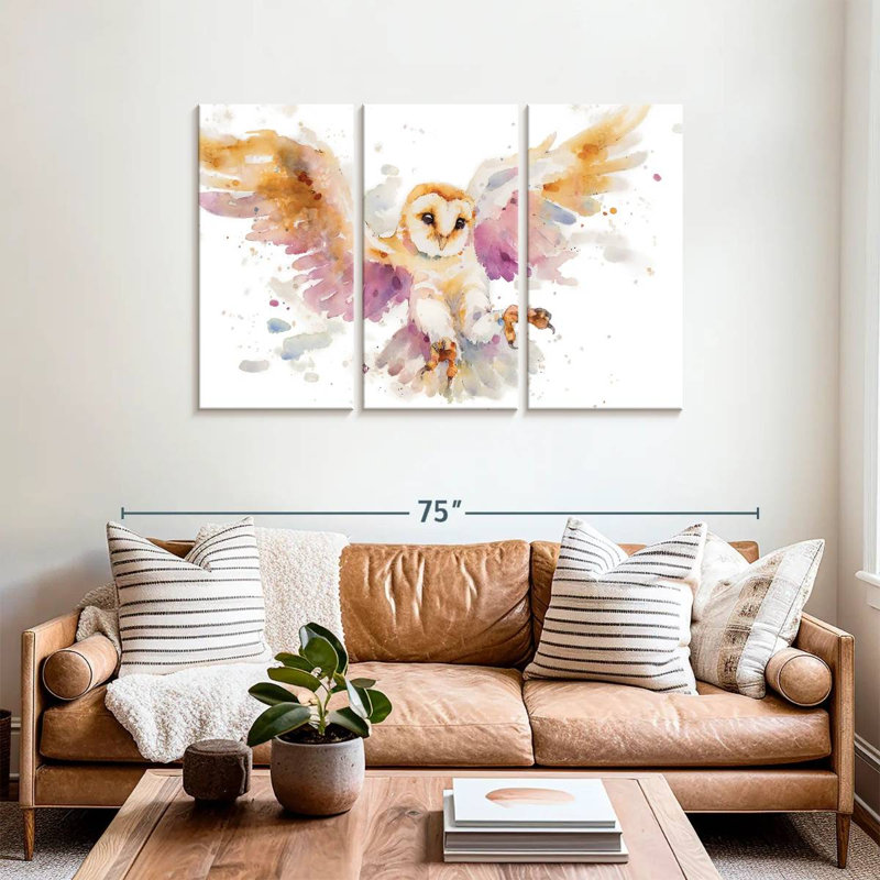 Brampt Twilight Owl, 36" H x 57" W