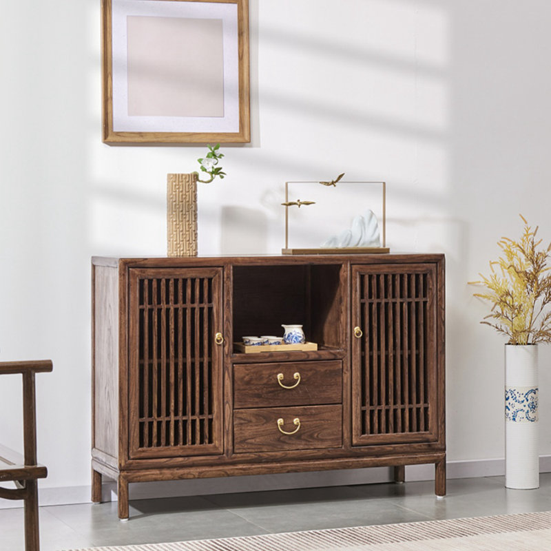 Armoire de rangement en bois massif