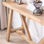 Console en bois à structure en A Farmhouse, 58,5 po