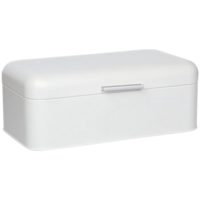 Grande boîte à pain pour comptoir de cuisine (blanc)