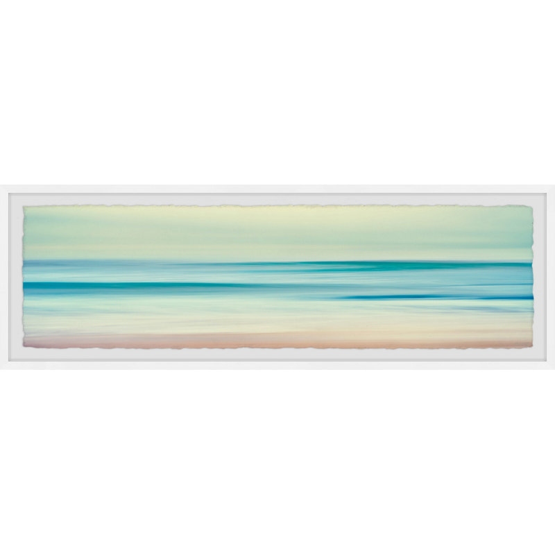 Smooth Seas - Single Picture Frame Painting, 25cm H x 76cm W
