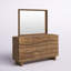 Commode 6 tiroirs avec miroir Hiram