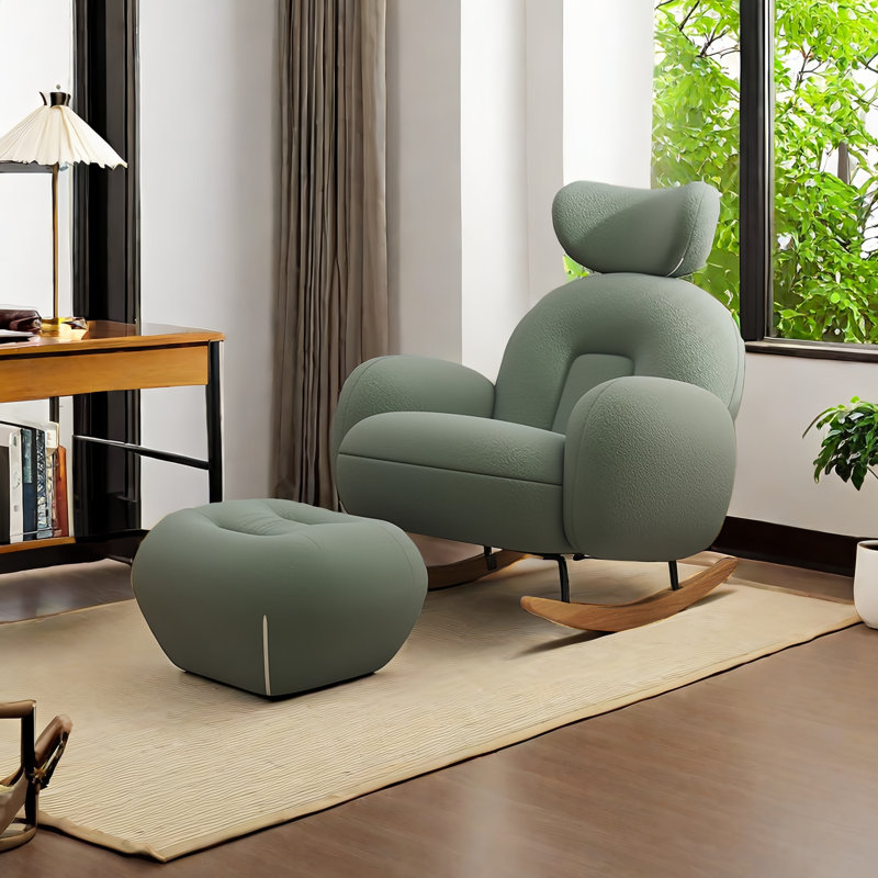 Fauteuil berçant, Vert