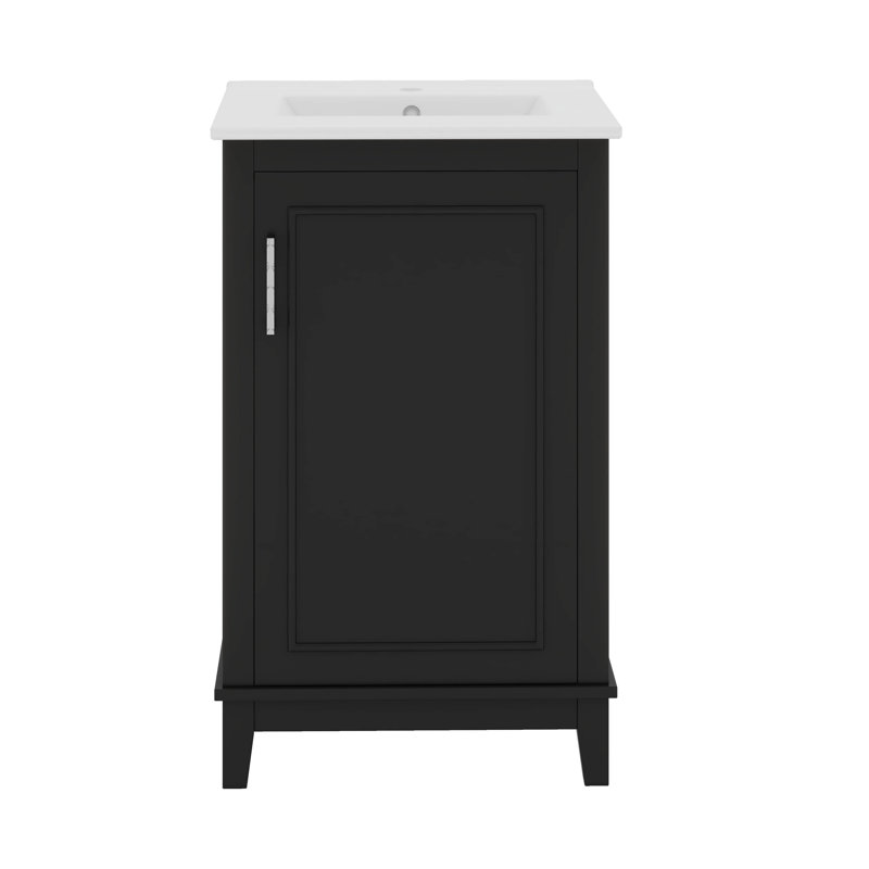 Meuble-lavabo avec lavabo, 1 porte à fermeture douce et beaucoup de rangement Designs
