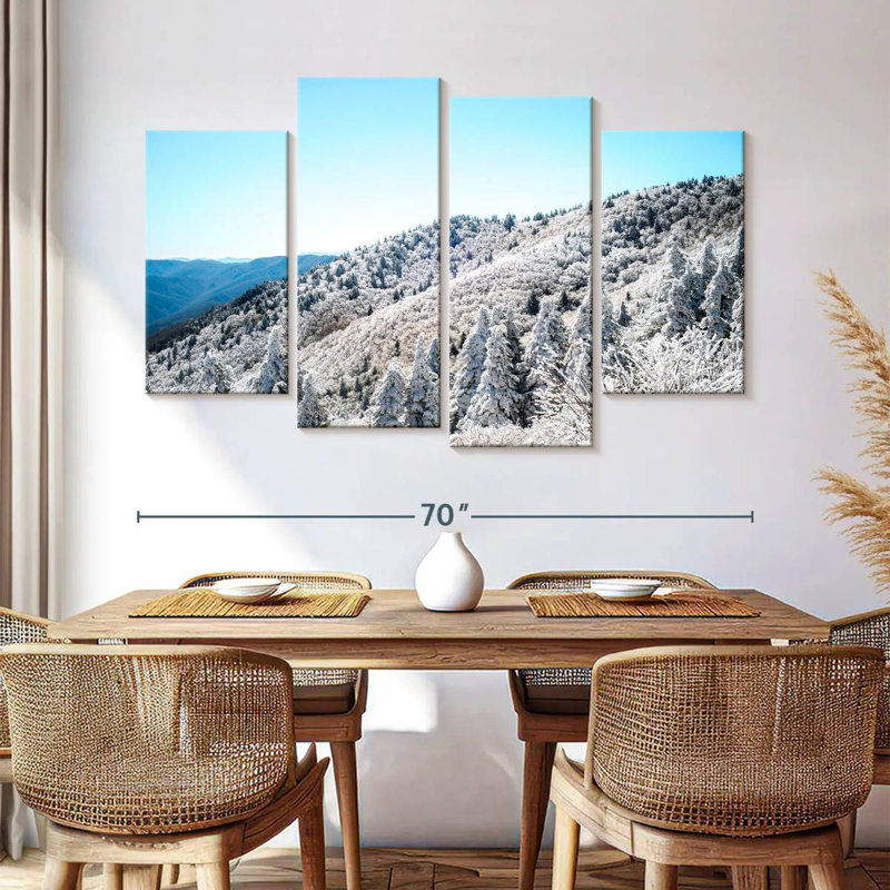 Alvord Snowy Mountain Landscape, 42" H x 68" W