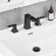 Robinet de salle de bain en laiton avec drain