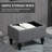 HOMCOM Ottoman With Storage For Living Room (Only Including Ottoman)