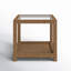 Adalard Glass End Table
