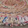 Whimsical Hand-braided Natural Fiber Jute Round Indoor Area Rug with Fringe