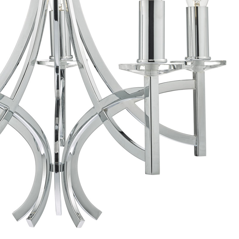 Hecht 5 - Light Candle Style Chandelier