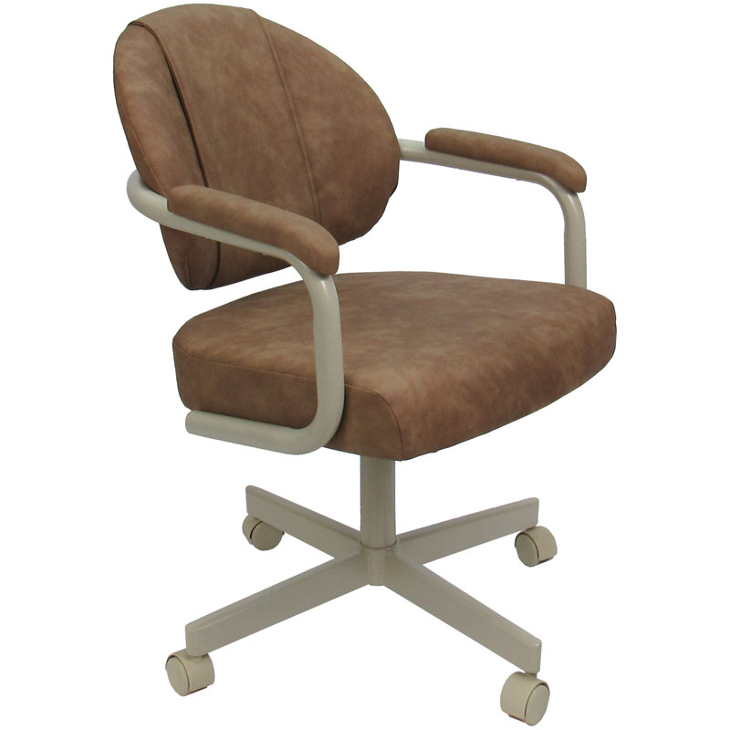 Chaise avec accoudoirs Magaw, Beige