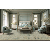 Artisan Wool & Silk One-of-a-Kind 9' X 12' Hand Knotted Area Rug