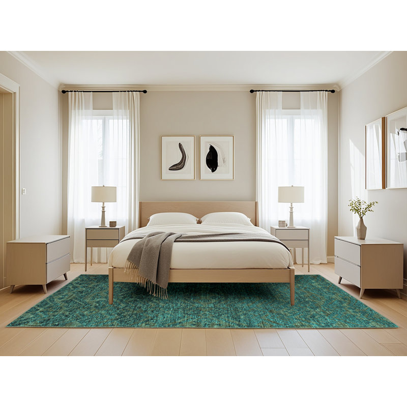 Abstract Indoor Rug, Rectangle 5' x 8'