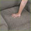 Canapé de salon en chenille brun noyer avec ressorts ensachés Sofas | Noyer brun | Bois massif, contreplaqué