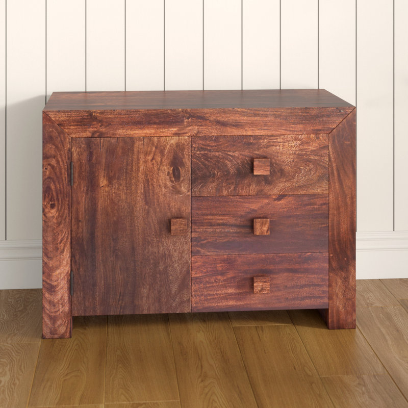 Cicero 88cm Solid Wood Sideboard