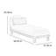 Chaise confortable en bois massif