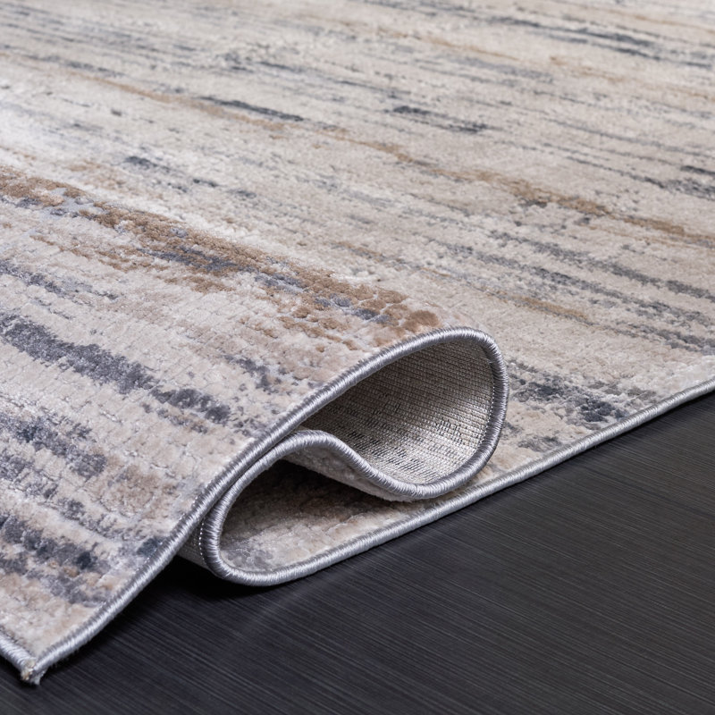 Tapis abstrait Keyra Performance, Rectangle 8 pi x 10 pi