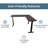 Harksdale Adjustable L-Shaped Metal Base Standing Desk-1033750602