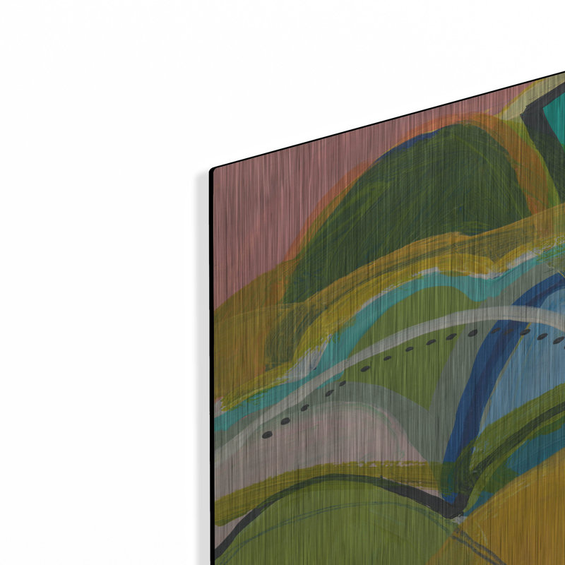 Art mural en métal Winston Porter «Break On Through No. 1» par Jan Weiss, H 36 po x l 24 po