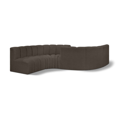 Ivancea Upholstered Curved Sectional Reversible