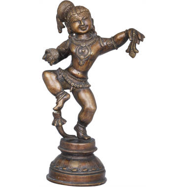 Brass Dancing Figure Sculpture