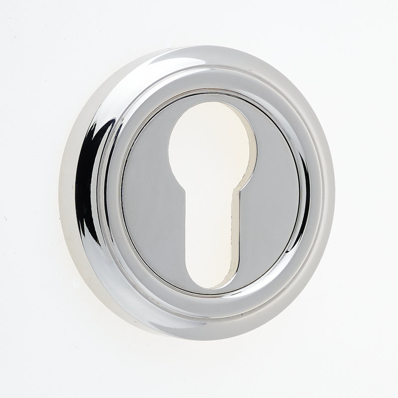 Olympe Olympeian Euro Door Accessory, Polished Nickel