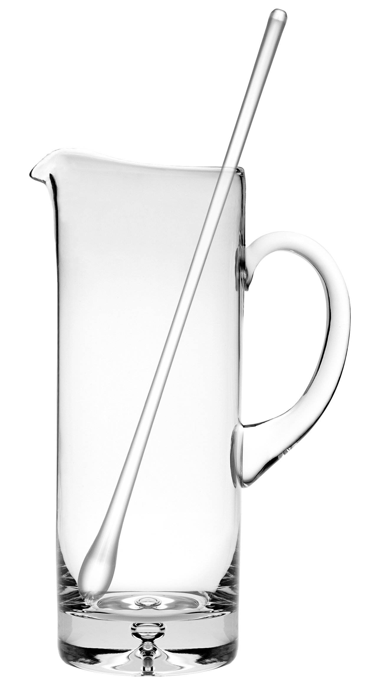 Latitude Run® Glass Pitcher With Handle With Spout Handmade
