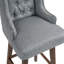 Tabouret de comptoir pivotant avec cadre en bois massif 29,9 po Luthando-265640304