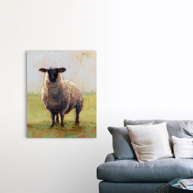 «Away From The Flock I» par Ethan Harper - reproduction d'art sur toile, H 45 po x l 36 po x P 1 po, Toile tendue